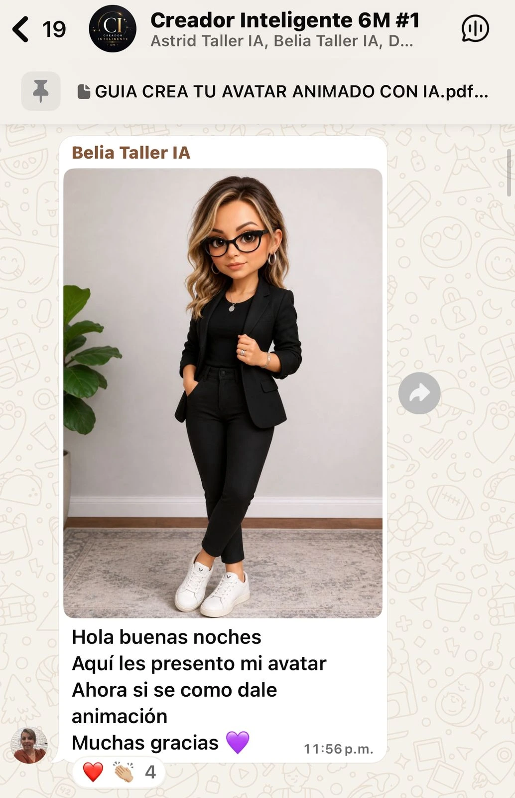 Testimonio Belia Taller IA