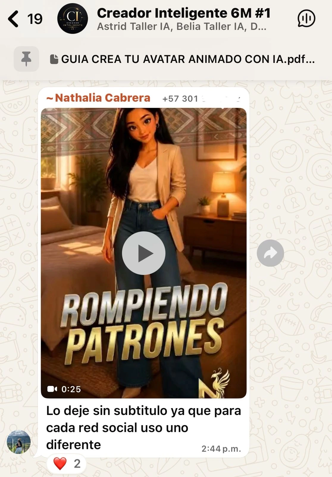 Testimonio Nathalia Cabrera