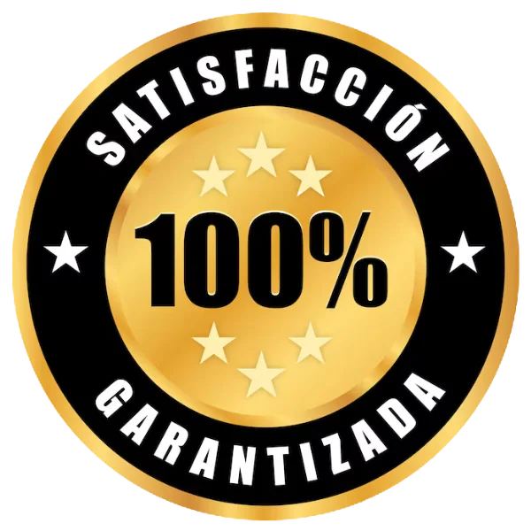 Garantía 100% satisfacción