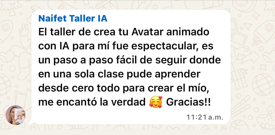 Testimonio Naifet Taller IA